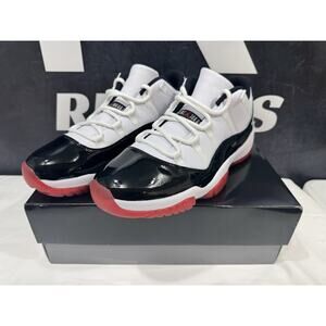 Nike Air Jordan 11 XI Retro Low Concord Bred Black/Red AV2187-160 Size 13